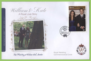 Nauru 2011 Royal Wedding William & Kate Cover, Rideau Hall, Quebec