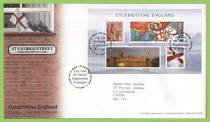G.B. 2007 Celebrating England M/S on Royal Mail First Day Cover, St Georges Telford