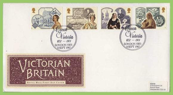 G.B. 1987 Victorian Britain set on Royal Mail First Day Cover, London SW1