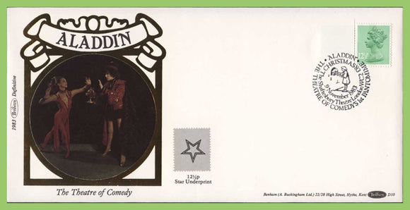 G.B. 1983 12½ Star Underprint Definitive on Benham silk First Day Cover, Windsor