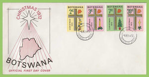 Botswana 1972 Christmas set on First Day Cover