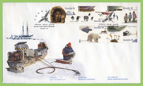 Canada 1995 50th Anniv of Arctic Institute set on First Day Cover