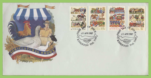 Australia 1987 Agricultural Shows set on First Day Cover