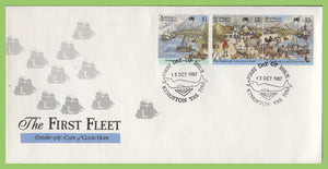 Australia 1987 The First Fleet, Cape Of Good Hope set on First Day Cover