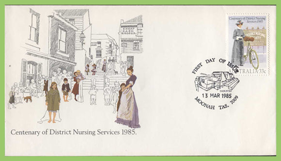 Australia 1985 Centenary of District Nursing First Day cover