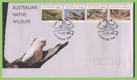 Australia 1993 Australian Native Wildlife set on First Day Cover