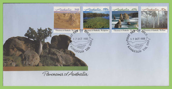 Australia 1988 Panorama of Australia set on First Day Cover