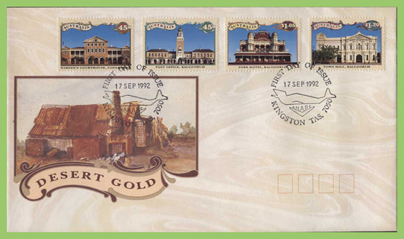 Australia 1992 Centenary of Discovery of Gold set on First Day Cover