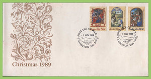 Australia 1989 Christmas set on First Day Cover