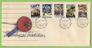 Australia 1990 The Anzac Tradition set on First Day Cover