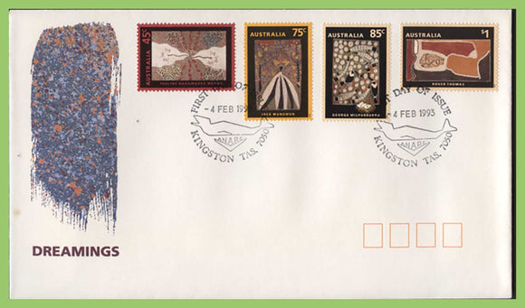 Australia 1993 Paintings by Aboriginal Artists set on First Day Cover