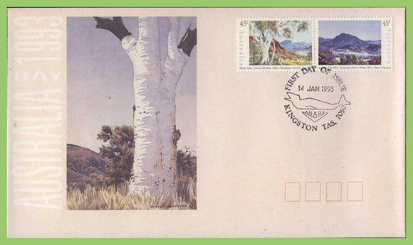 Australia 1993 Paintings by Albert Namatjira set on First Day Cover