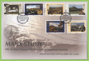 Isle of Man 2006 Natural History and Antiquarian Society set on first Day Cover