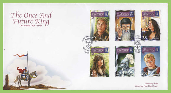 Alderney 2006 The Once and Future King set on First Day Cover