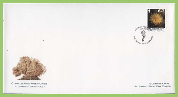 Alderney 2006 Corals and Anemones, £2.00 stamp on First Day Cover