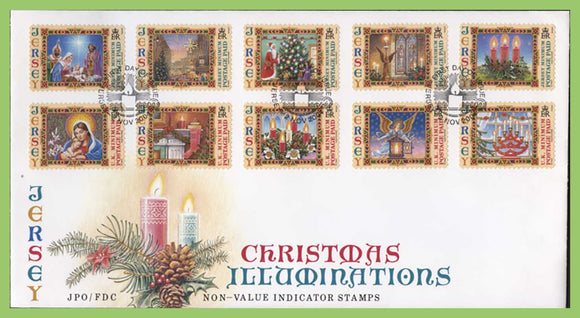 Jersey 2004 Christmas Illuminations set on First Day Cover