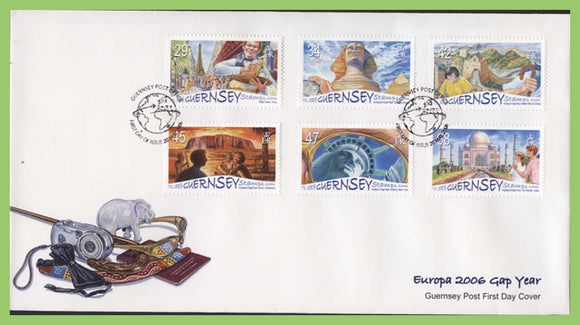 Guernsey 2006 Europa. Integration set on First Day Cover