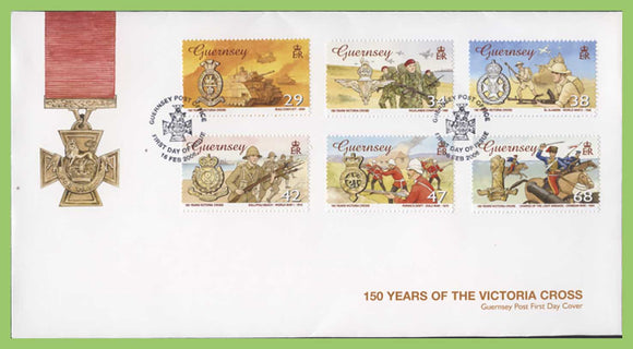 Guernsey 2006 150th Anniv of the Victoria Cross set on First Day Cover