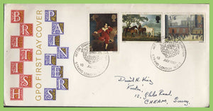 G.B. 1967 Paintings set on GPO First Day Cover, Art Exhibition, Strand London