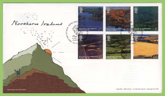 G.B. 2004 Northern Ireland set on u/a Royal Mail First Day Cover, Tallents House