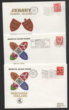 G.B. 1969 Regionals set on six Wessex First Day Covers, with relevant cancels