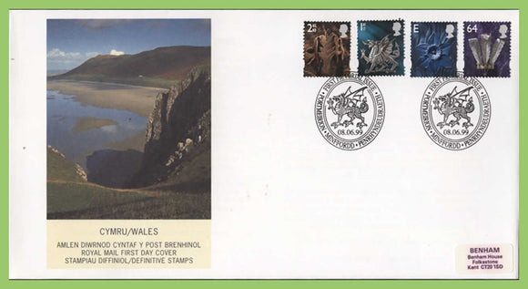 G.B. 1999 Wales Regional definitive on Royal Mail First Day Cover, Minffordd
