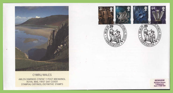 G.B. 1999 Wales Regional definitive on Royal Mail First Day Cover, Caernarvon