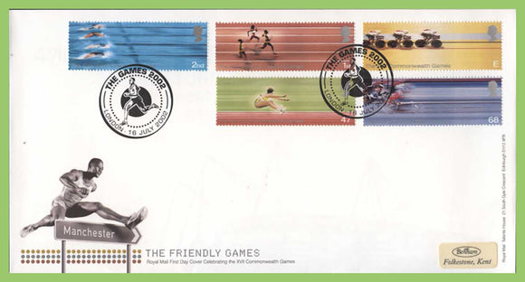 G.B. 2002 Commonwealth Games set Royal Mail First Day Cover, London