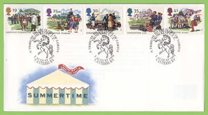 G.B. 1994 Summertime set on Royal Mail First Day Cover, Canterbury