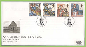 G.B. 1997 Missions of Faith set on Royal Mail First Day Cover, Isle of Iona