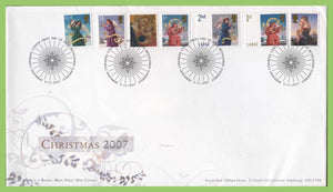 G.B. 2007 Christmas set on Royal Mail First Day Cover, Bethlehem