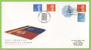 G.B. 1993/1997 NVI Self Adhesives dual cancel Royal Mail First Day Cover, Newcastle