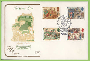 G.B. 1986 Medieval Life set Cotswold First Day Cover, Doomsday, Winchester