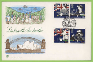 G.B. 1988 Australian Bicentenary set on Stuart First Day Cover, Portsmouth