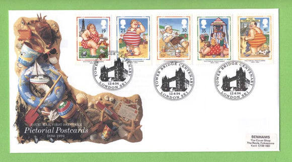 G.B. 1994 Pictorial Postcards set on Royal Mail First Day Cover, London SE1