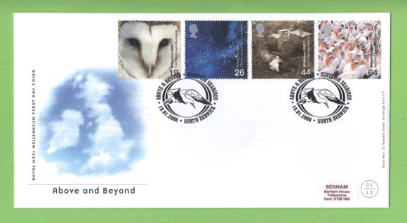 G.B. 2000 Above and Beyond on Royal Mail First Day Cover, North Berwick