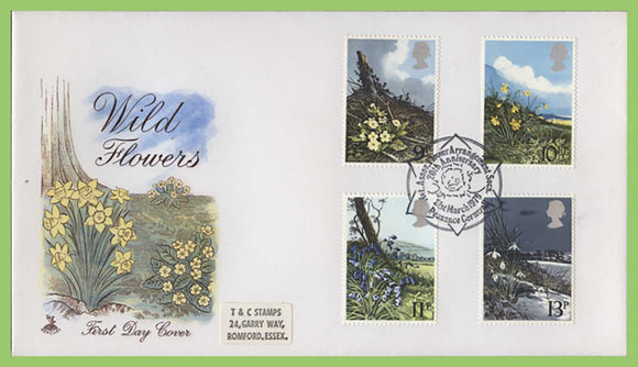 G.B. 1979 Spring Flowers set on Mercury First Day Cover, Penzance