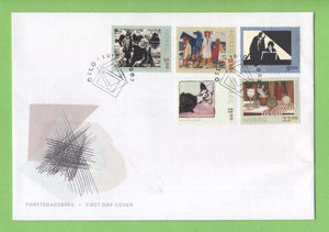 Norway 2003 Graphic Art set on First Day Cover