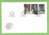 Norway 2003 King Olav set and miniature sheet on two First Day Covers