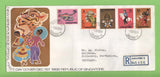 Singapore 1968 five new definitives on registered First Day Cover, Bukit Timah B