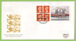 G.B. 1997 C/W H.O.G. Meeting booklet pane on u/a Royal Mail First Day Cover, Edinburgh