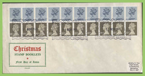 G.B. 1981 Christmas booklet pane on Philart (Cream) First Day Cover, Windsor