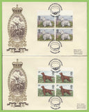 G.B. 1979 Dogs set of blocks on four Philart First Day Cover, London SW