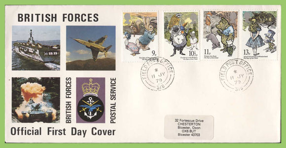 G.B. 1979 Year of the Child set on Forces First Day Cover, FPO 318