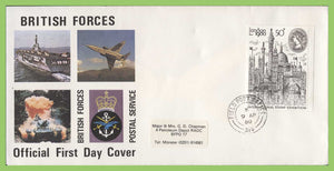 G.B. 1980 London Int. Exhibition on Forces First Day Cover, FPO 318