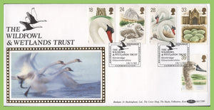 G.B. 1993 Swans set on Benham First Day Cover, Slimbridge Gloucestershire