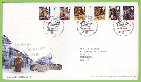 G.B. 2008 Christmas set on Royal Mail First Day Cover, Tallents House