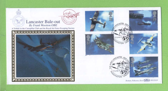 G.B. 1997 Architects of the Air set Benham First Day Cover, Waddington Lincoln