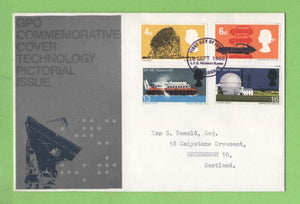 G.B. 1966 Technology set on G.P.O. First Day Cover, Edinburgh