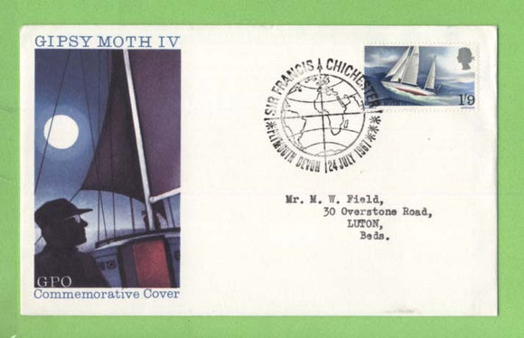 G.B. 1967 Chichester Issue on First Day Cover, Plymouth H/S